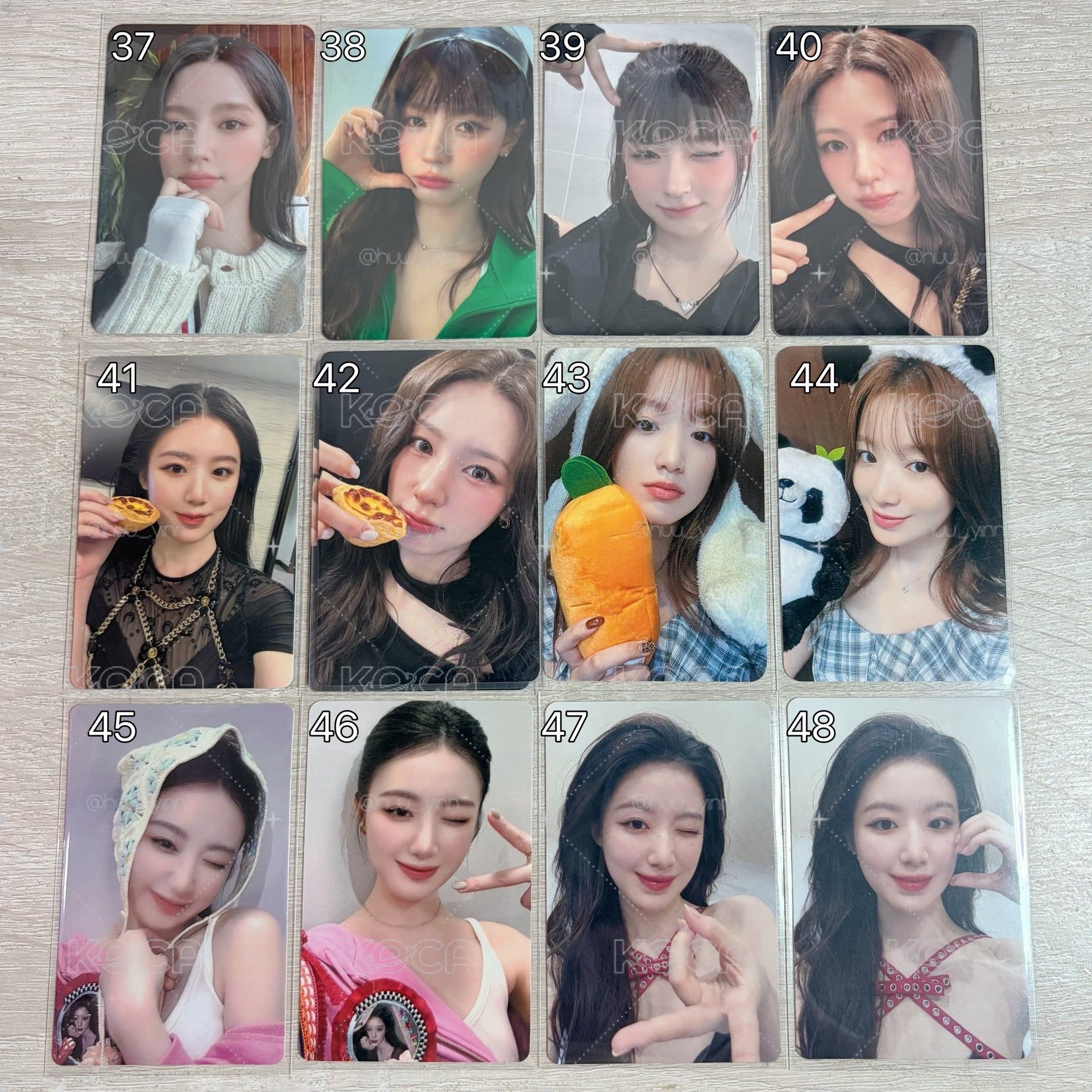 娃 i-dle 樹莓特典 薇娟&舒華 造型連連看