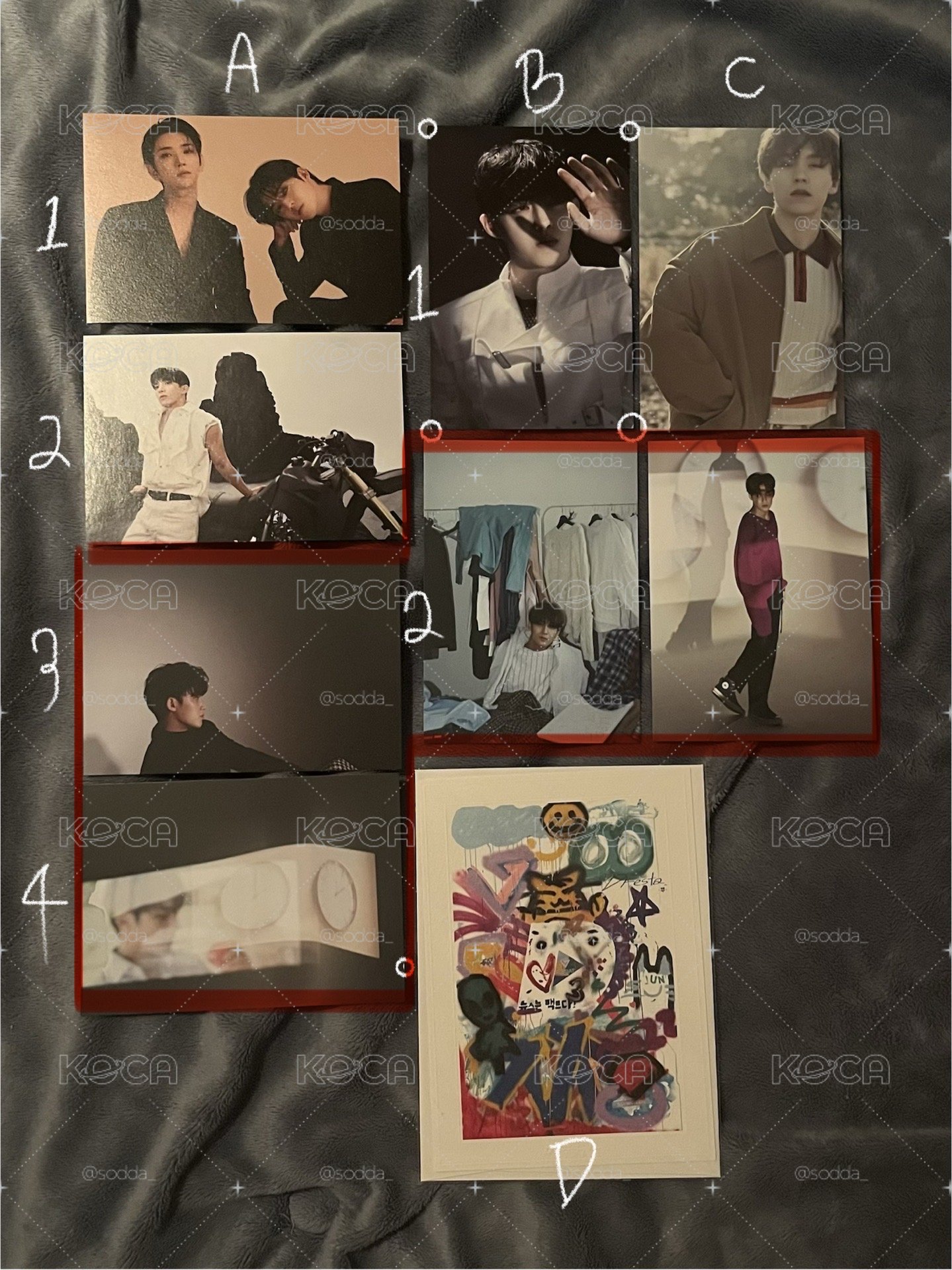 SEVENTEEN 💎 明信片區