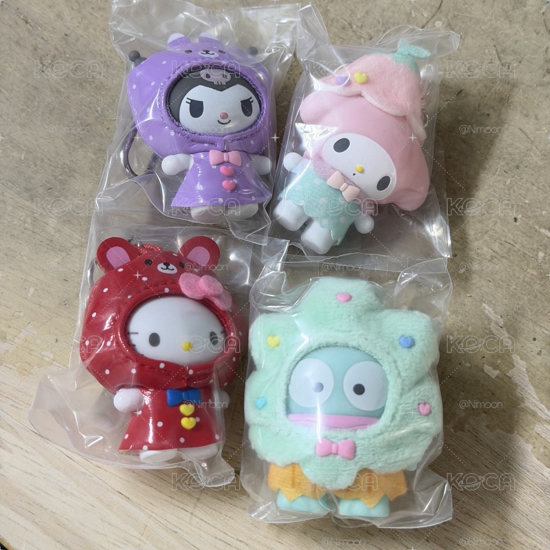 三麗鷗 森林 雨衣 吊飾
