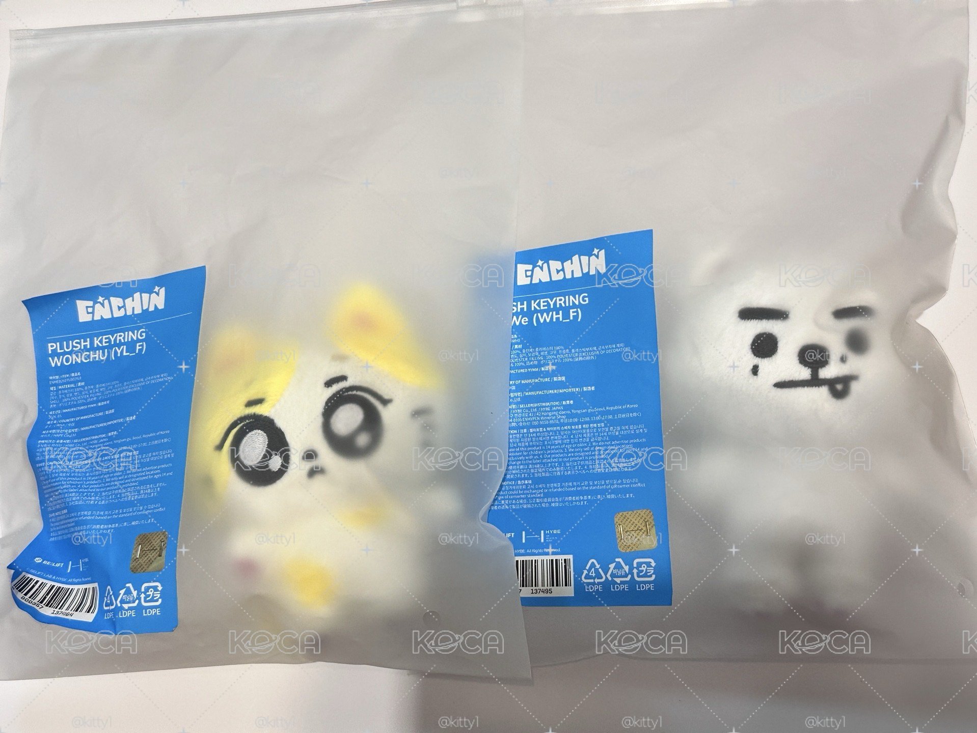 全新未拆 臉很正 原皮娃 元 訓 wonchu Snowe