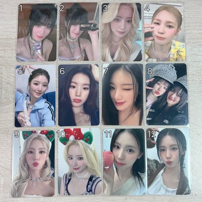 娃 i-dle 舒華&薇娟 貴卡 打歌卡 特典