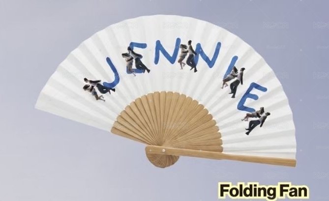 Jennie東京快閃線下扇子