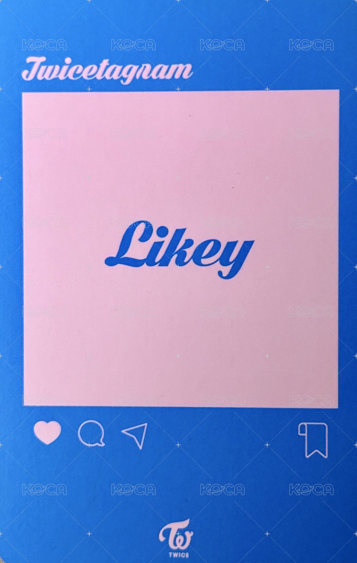正規一 周邊卡 Likey快閃店 背面