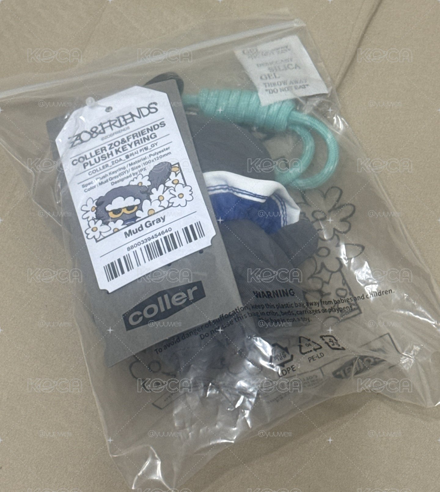 現貨 ZO&FRIENDS 鑰匙圈吊飾 Coller