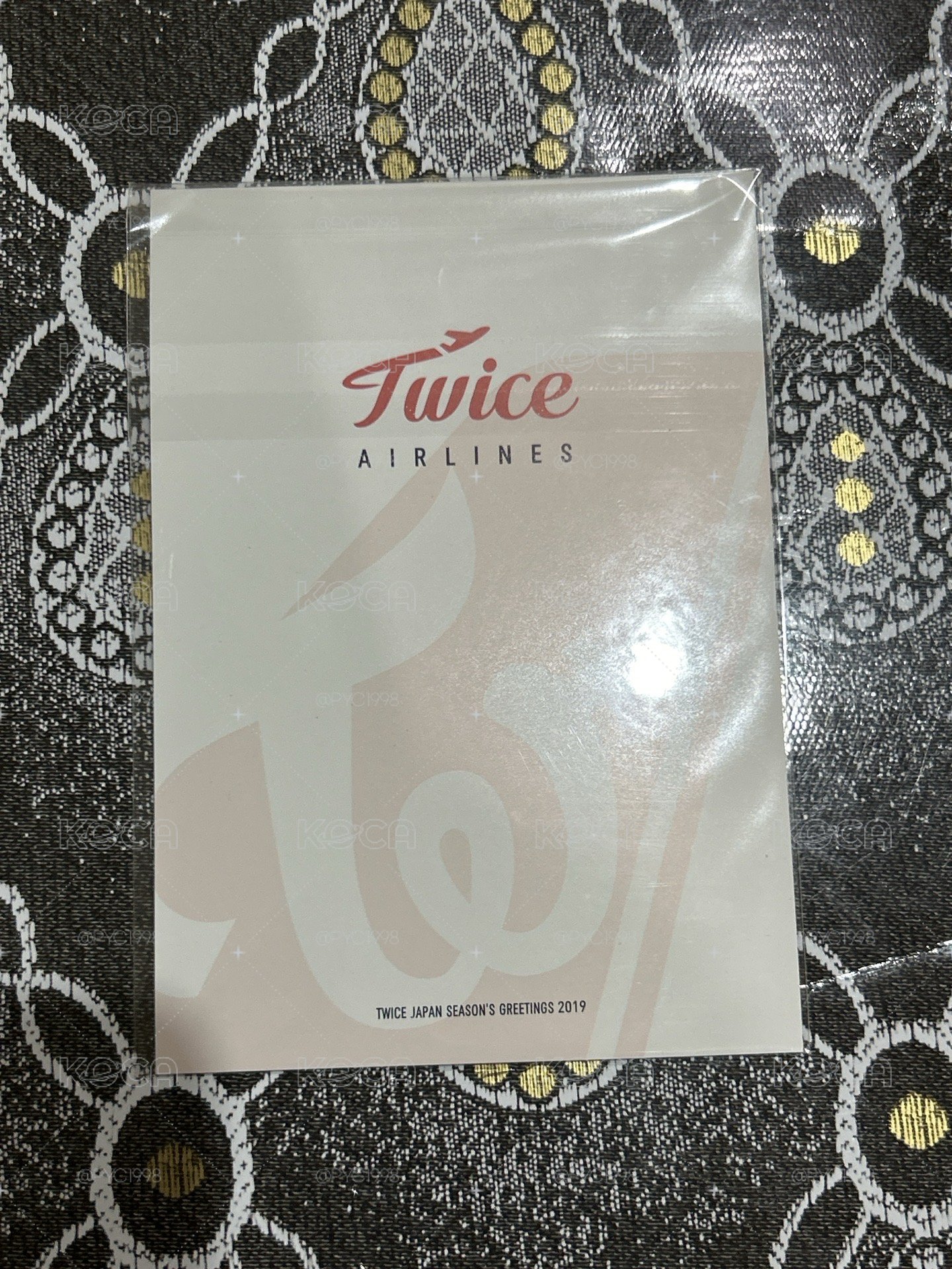 TWICE JP年曆卡 子瑜