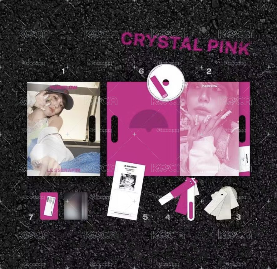 未拆 現貨 櫻花單封 PUREFLOWI CRYSTALPINK ver.