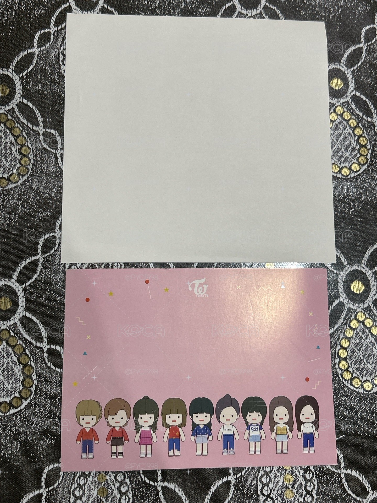 TWICE TV6 明信片+貼紙
