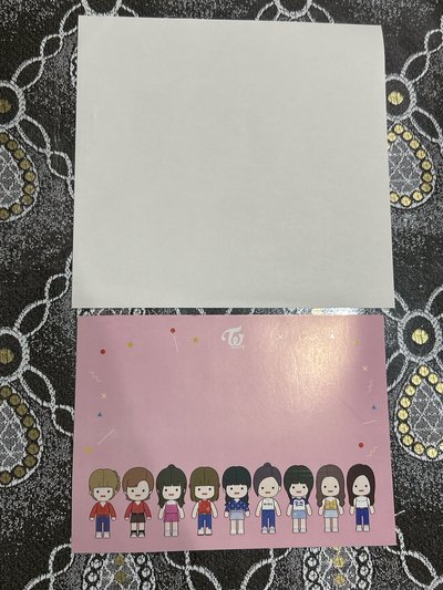 TWICE TV6 明信片+貼紙