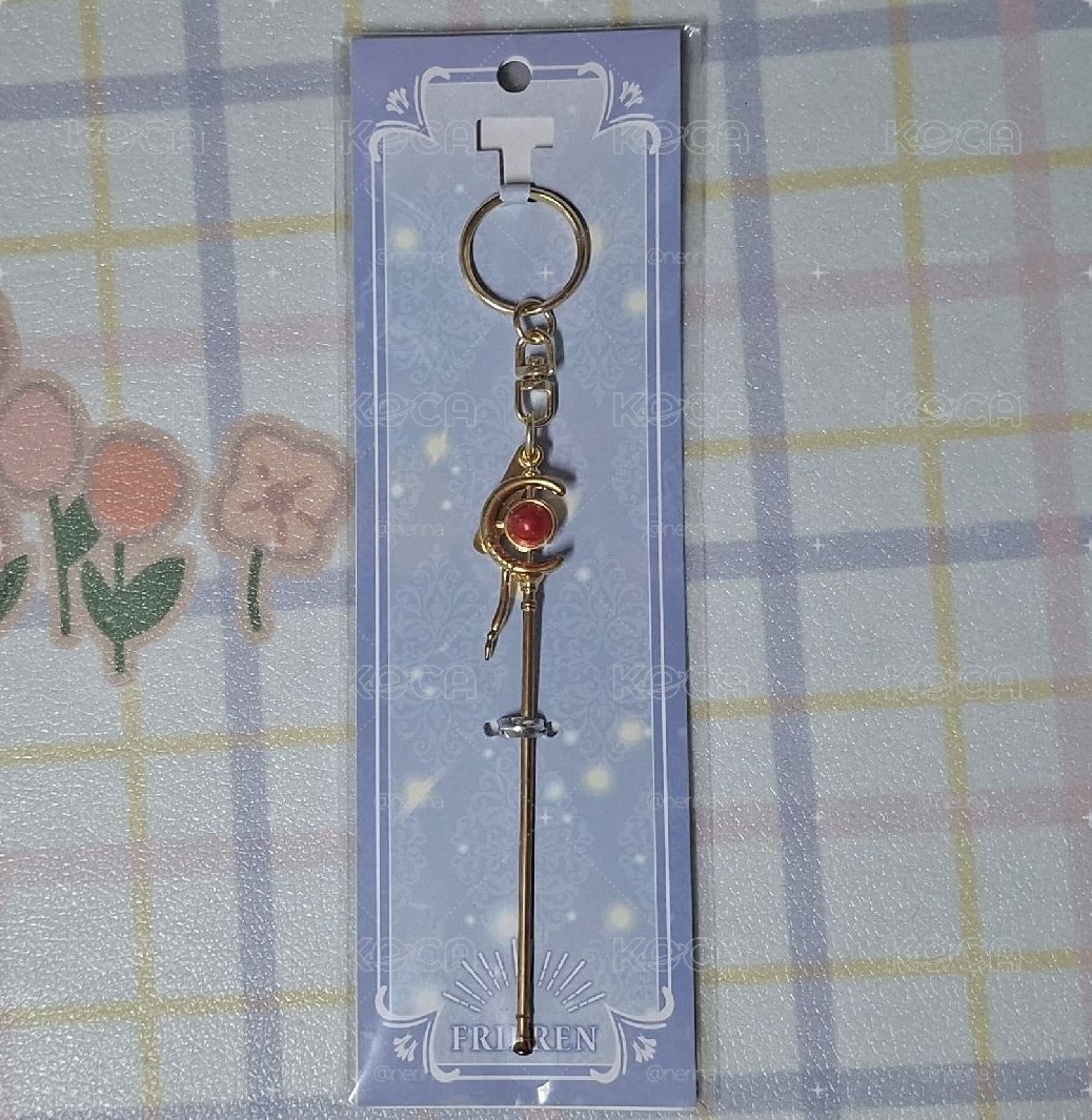 木棉花 芙莉蓮法杖鑰匙圈