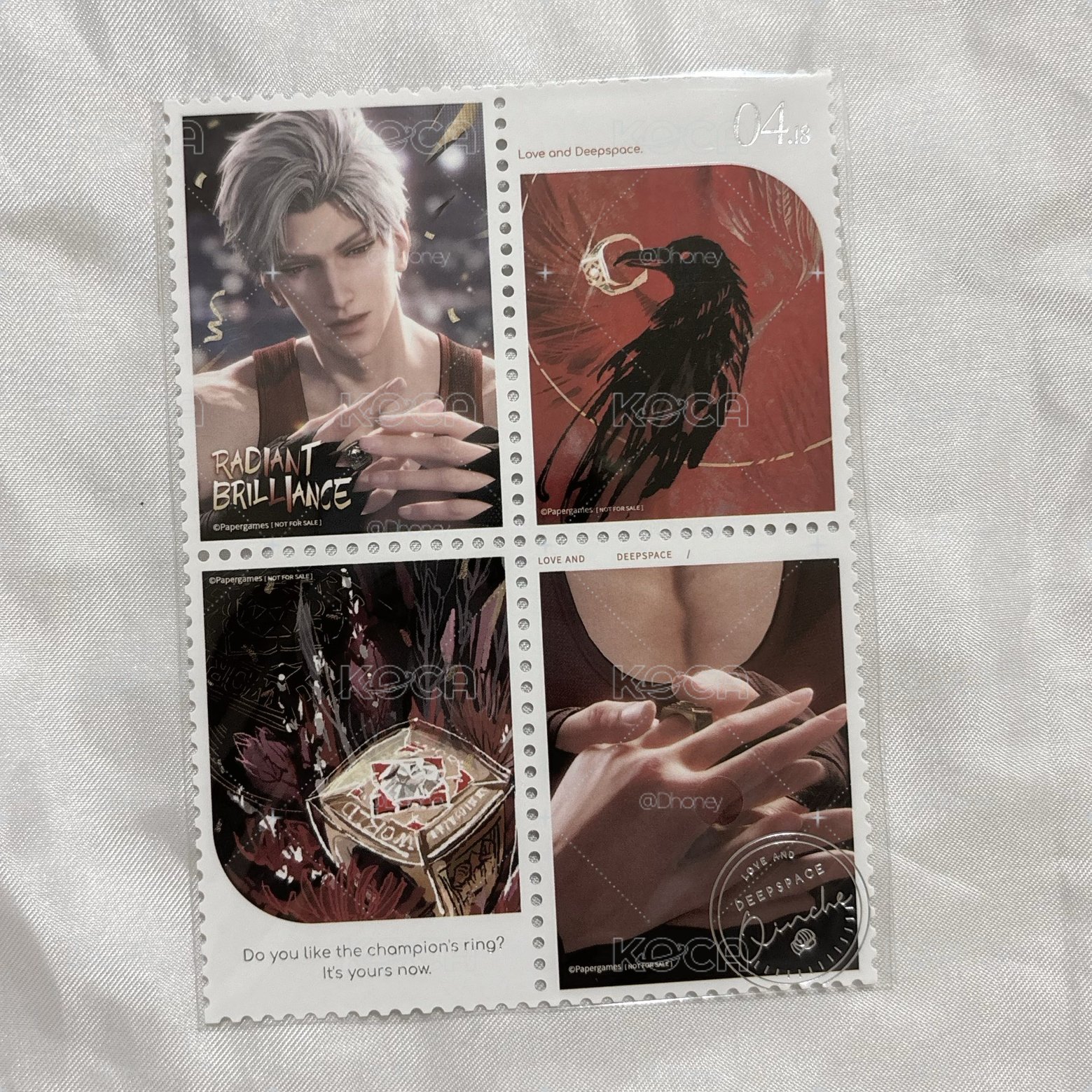 現貨 全新 秦徹 心途拾光 陸版 郵票貼紙組