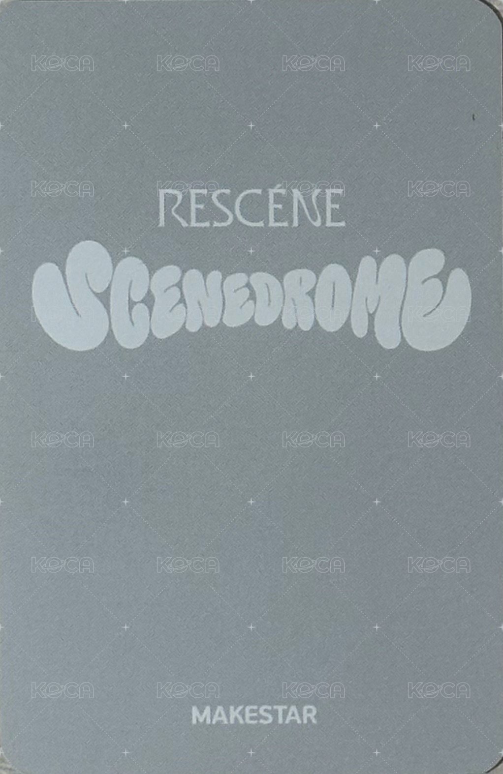 SCENEDROME ms 4.0中簽 變化卡 簽售卡  背面