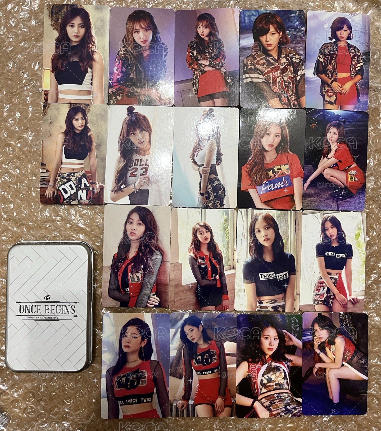 twice once begins 小卡組 鐵盒小卡