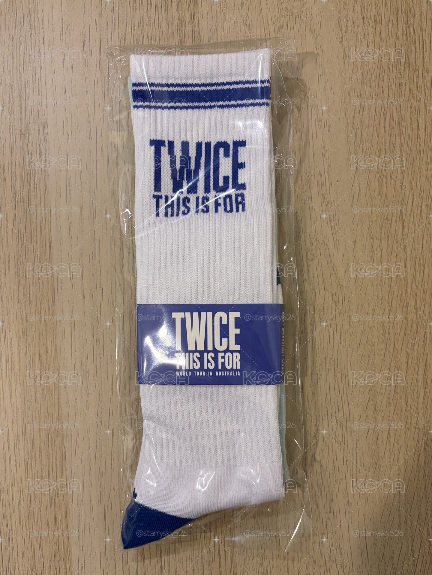 TWICE 六巡 澳洲場 VIP禮 襪子兩雙