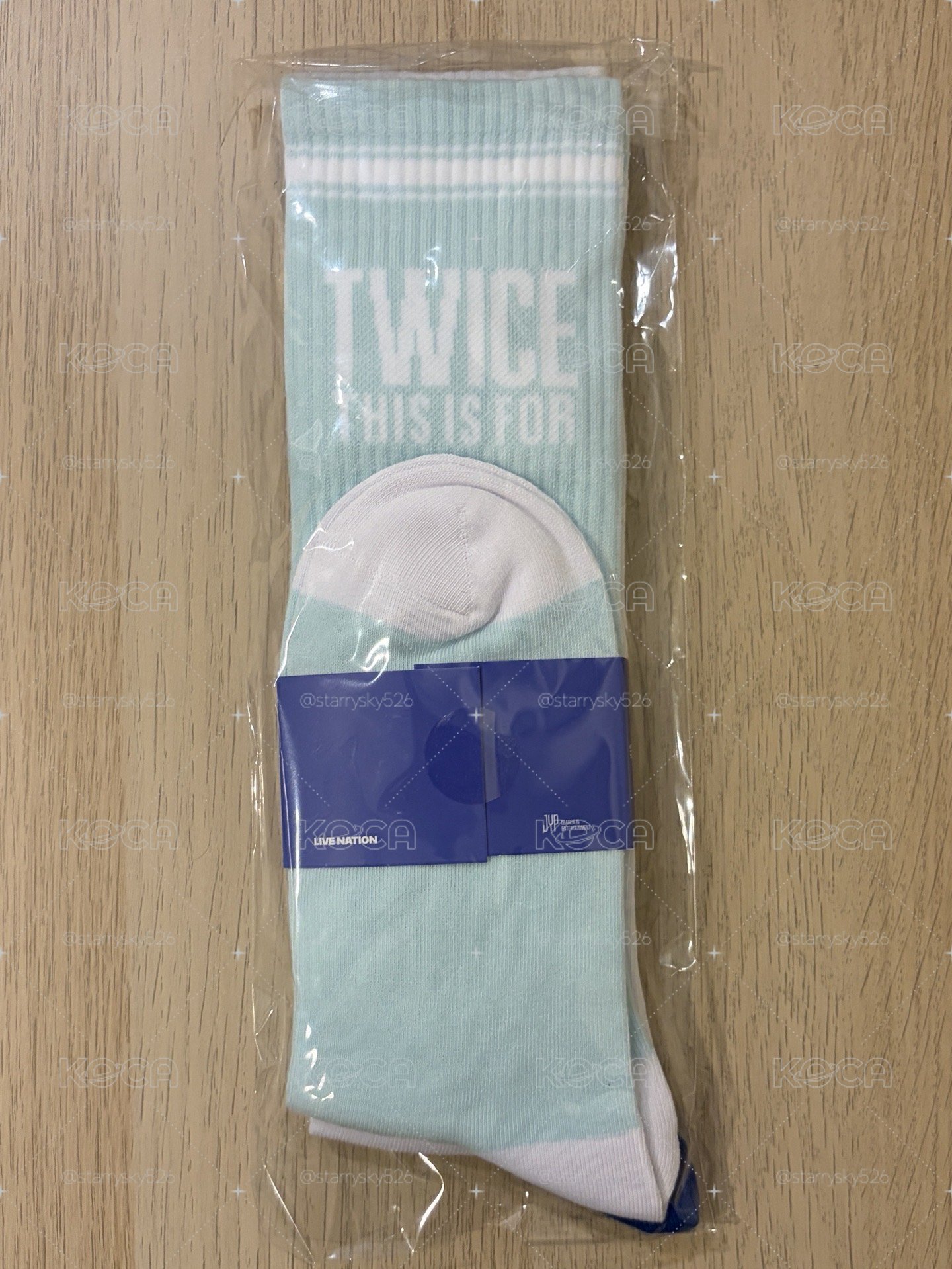 TWICE 六巡 澳洲場 VIP禮 襪子兩雙
