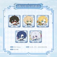 音樂會周邊 1.0 Q版方形馬口鐵徽章