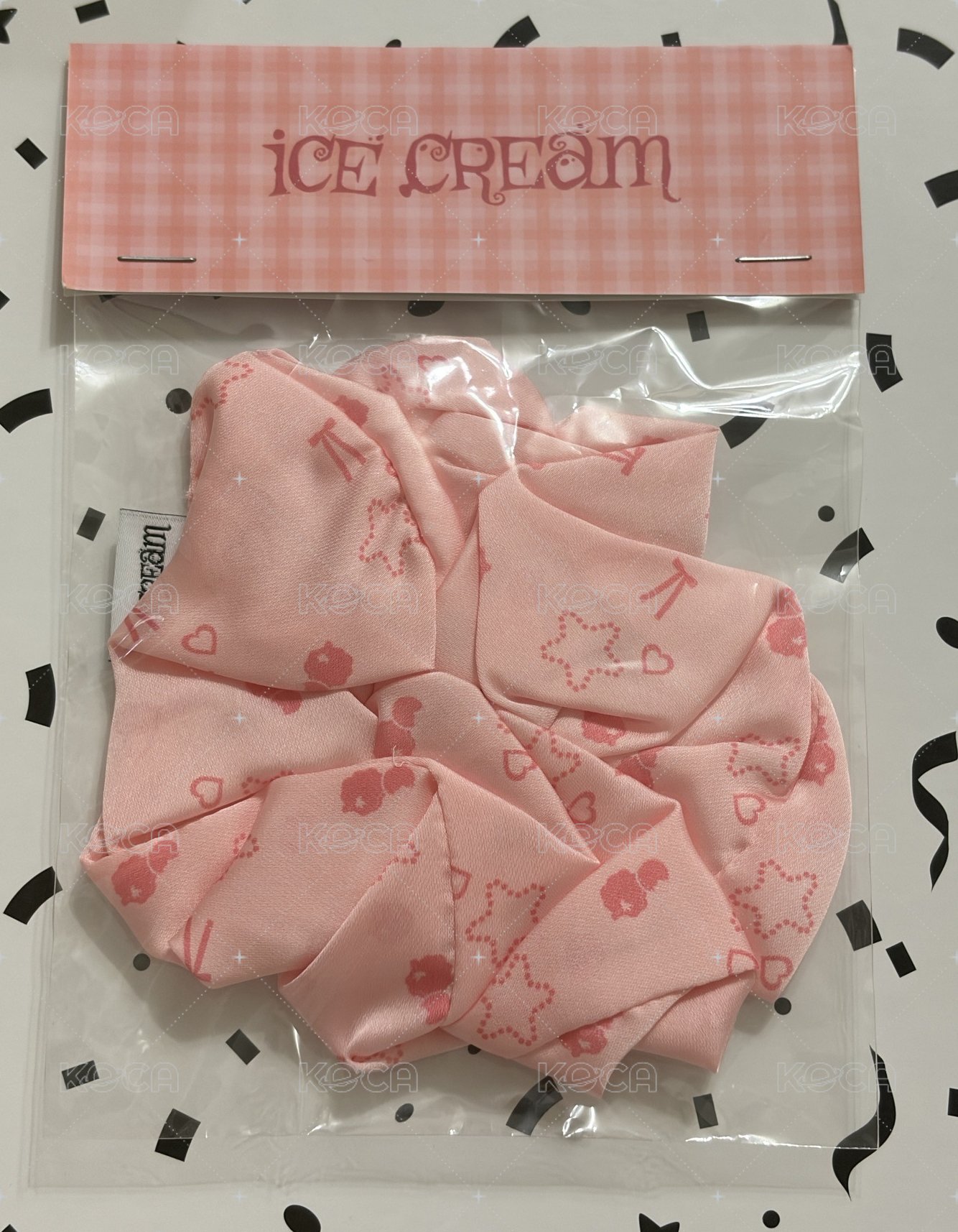 YUNA💖 Ice Cream全新粉色髮圈💕