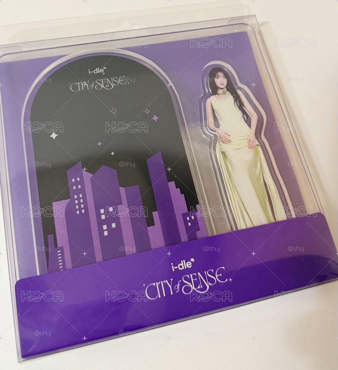 idle展覽 米妮旋轉立牌 全新含卡