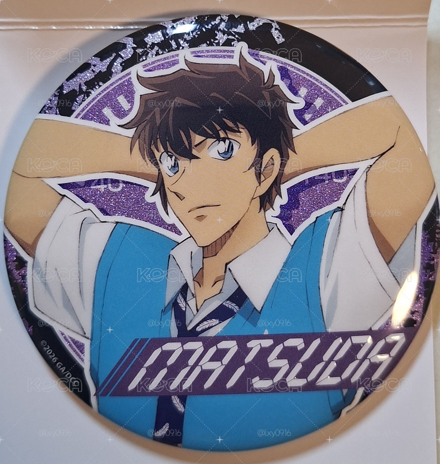 松田+萩原徽章