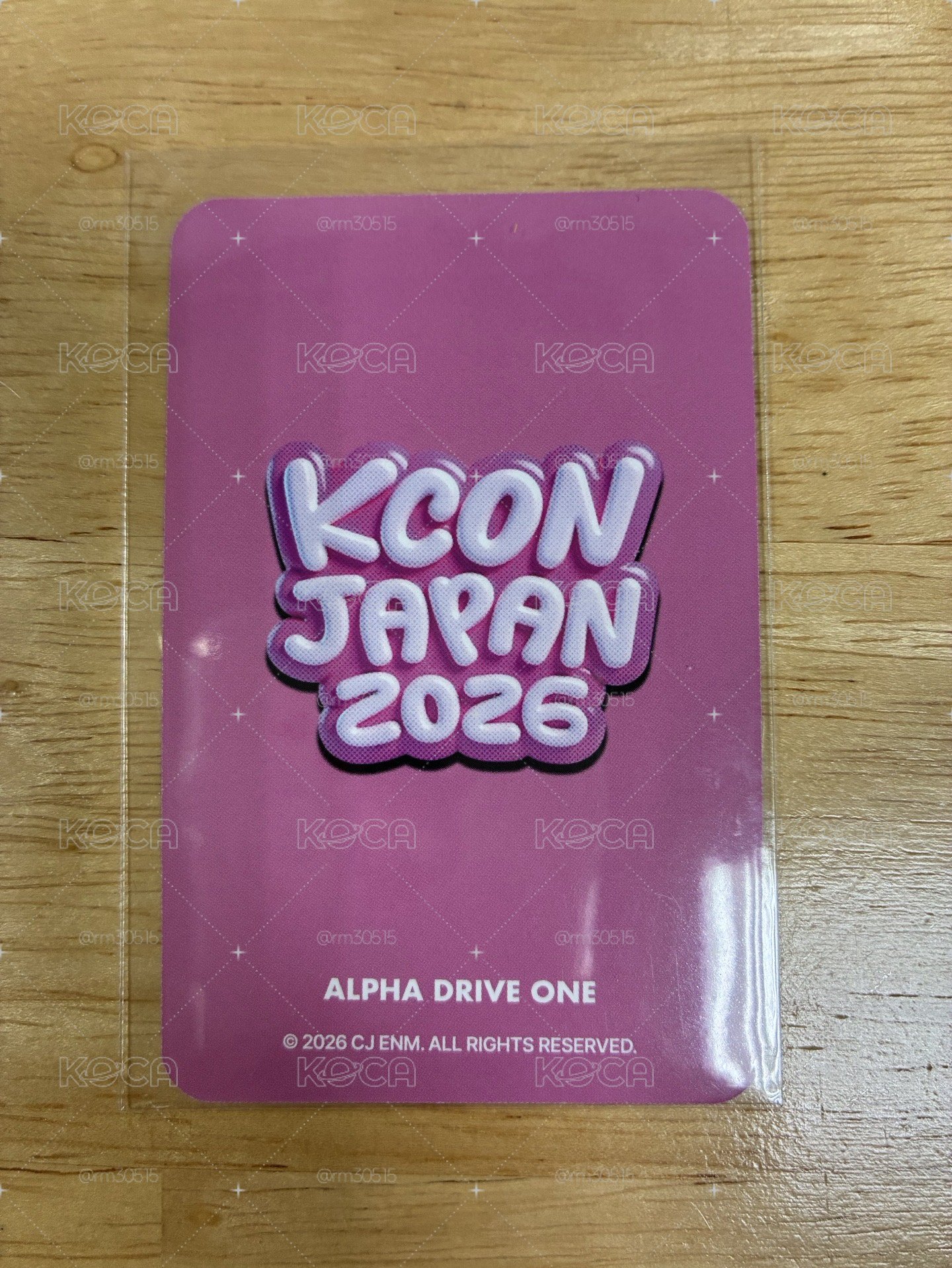 金俊抒 2026 KCON JAPAN  線上 滿額卡 