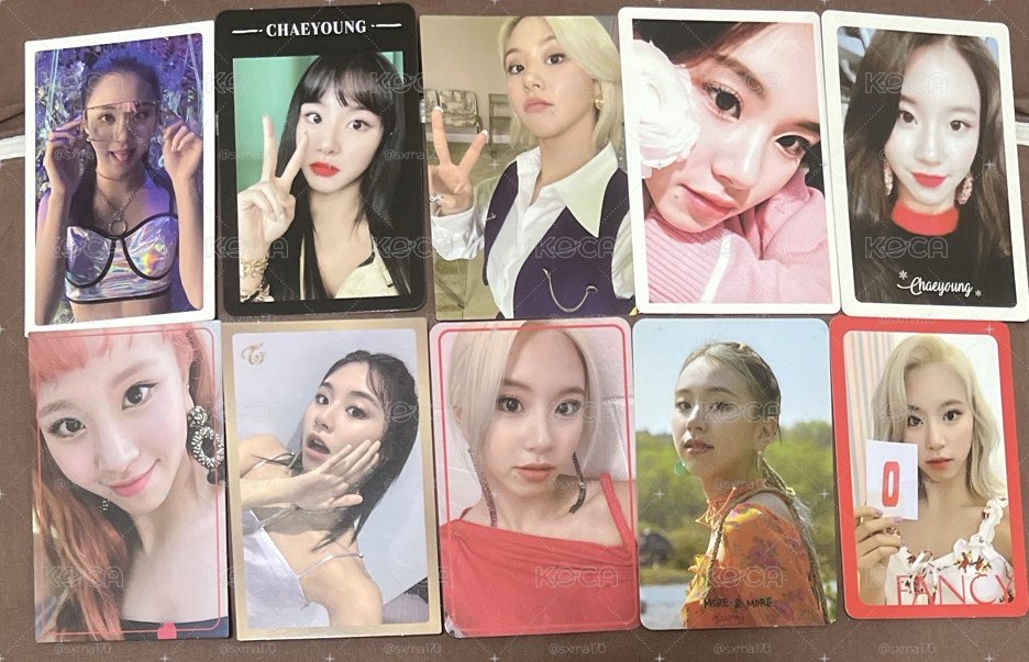 TWICE  彩瑛 小卡盤 10