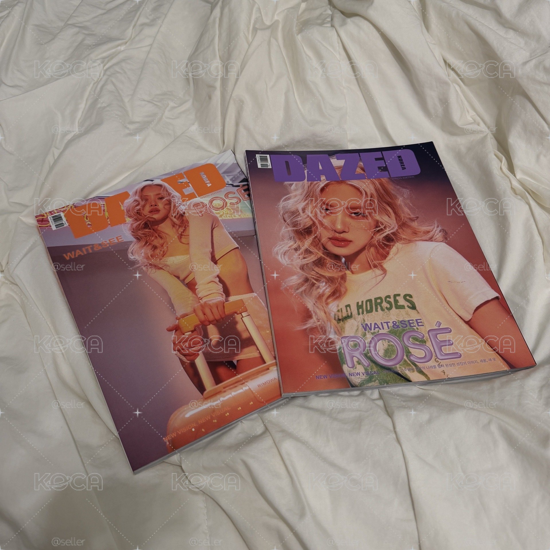 BLACKPINK Rosé Dazed 2024 雜誌 兩本一起販售