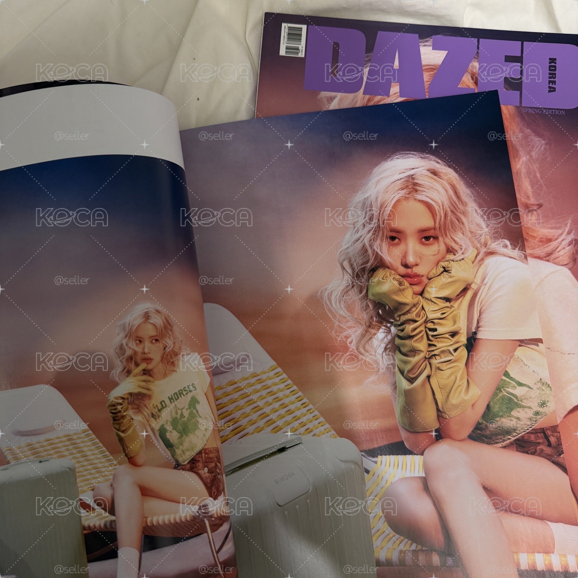 BLACKPINK Rosé Dazed 2024 雜誌 兩本一起販售