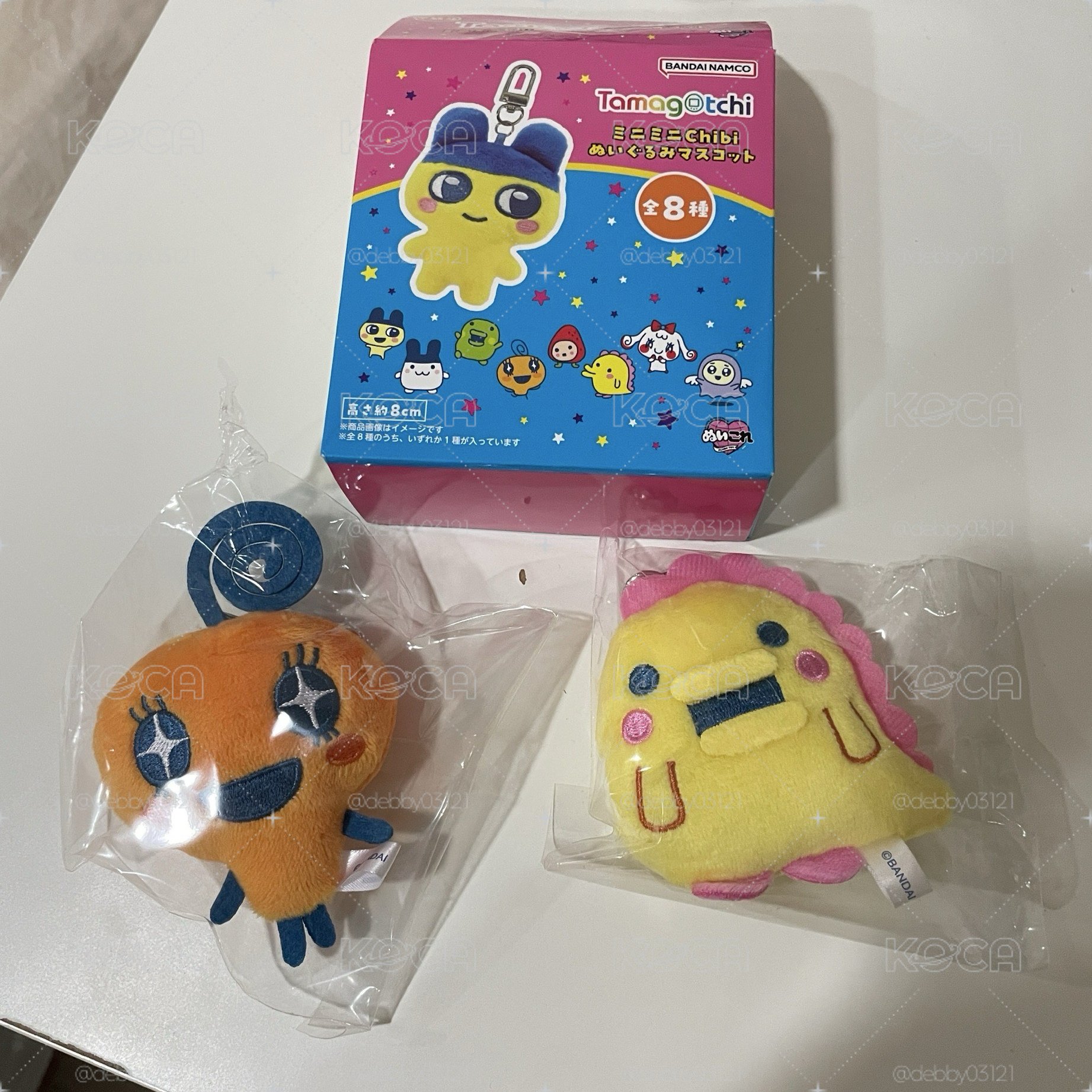 現貨快速出貨 Bandai 萬代 Tamagotchi 絨毛娃娃吊飾 Vol.1 吊飾 美眉吉 恐龍吉