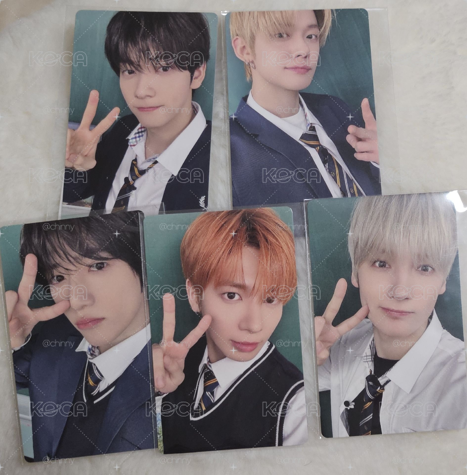 TXT 福岡場限 MOACON 一套5張單卡