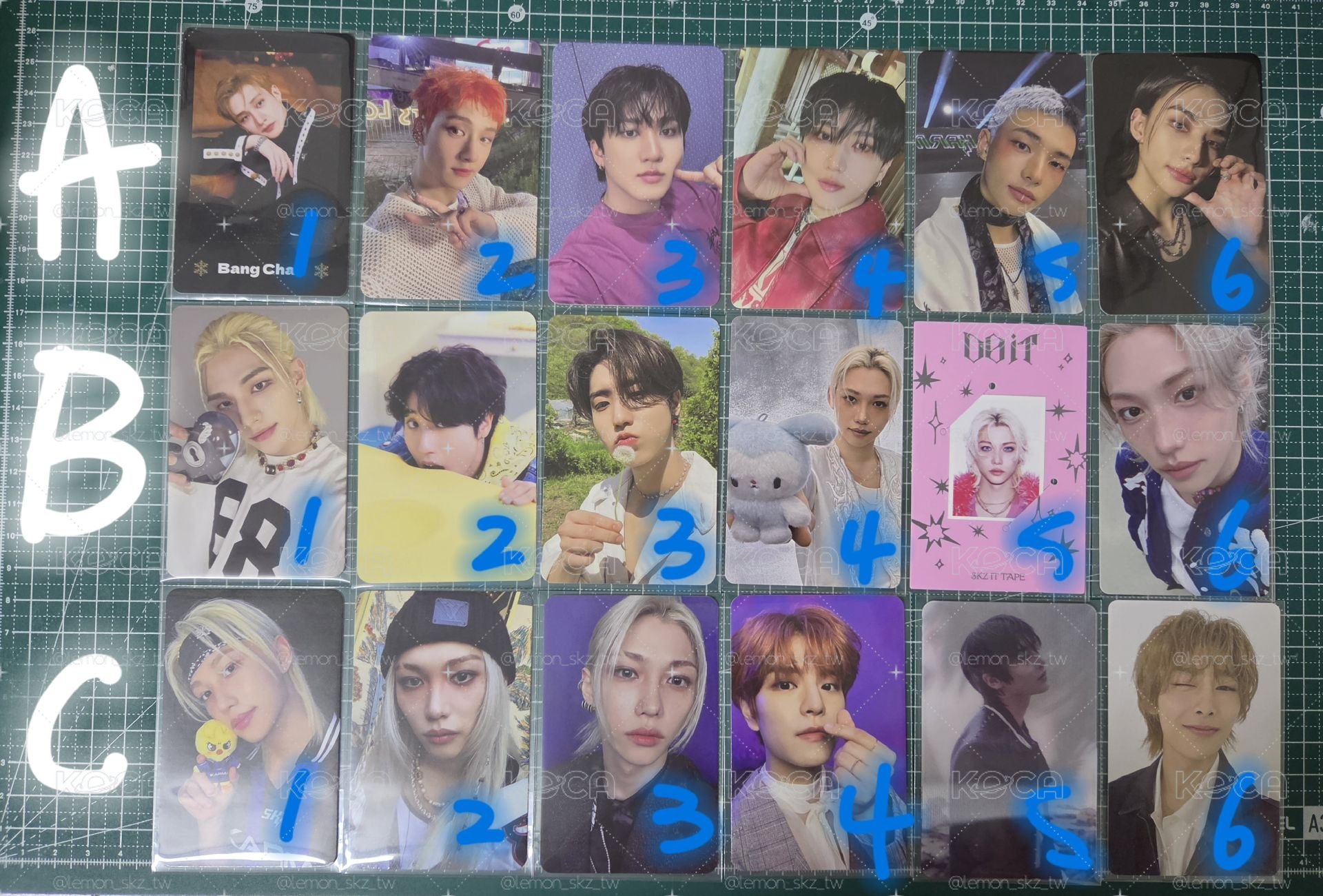 Stray kids 小卡區