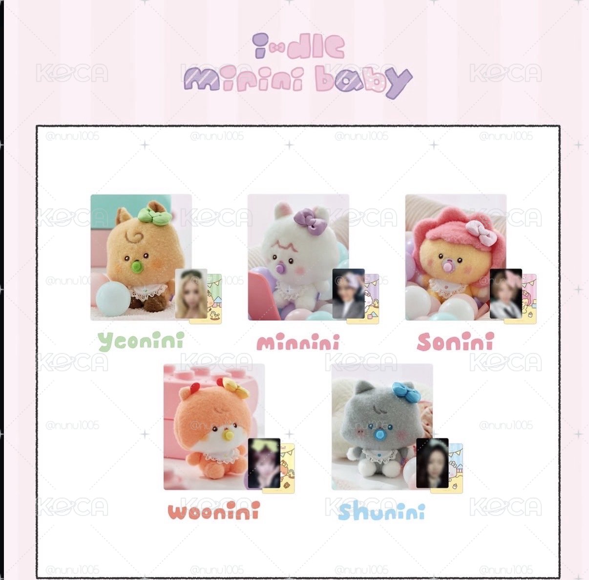 台北場 I dle「 minini baby」快閃店代購