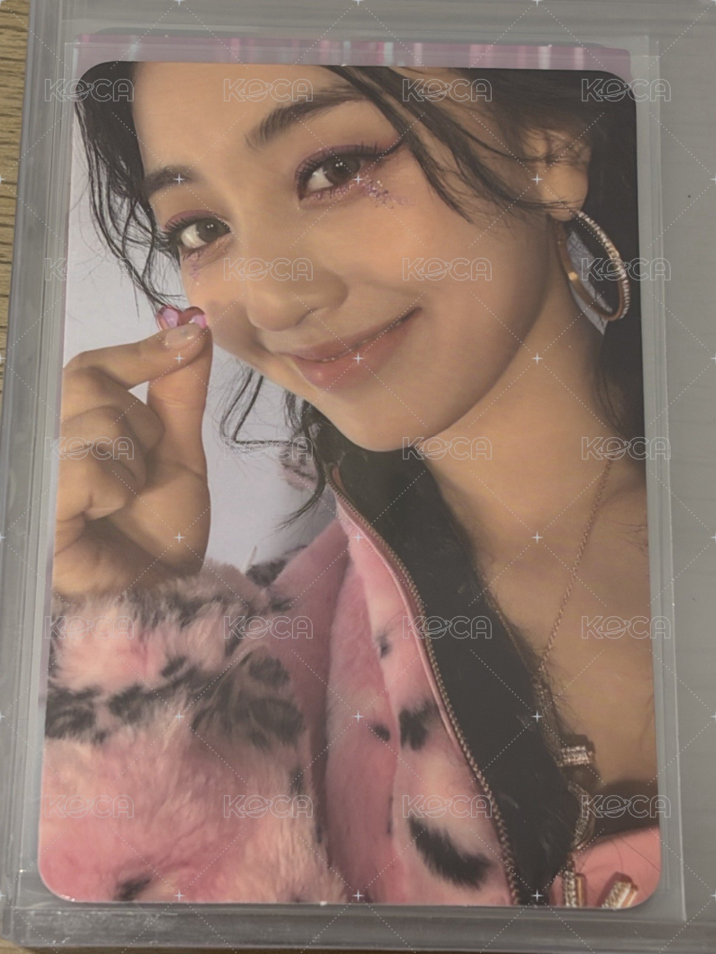微笑比心卡
