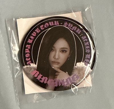 現貨 全新未拆 aespa 三巡 扭蛋盲盒 日本場 徽章 吉寧