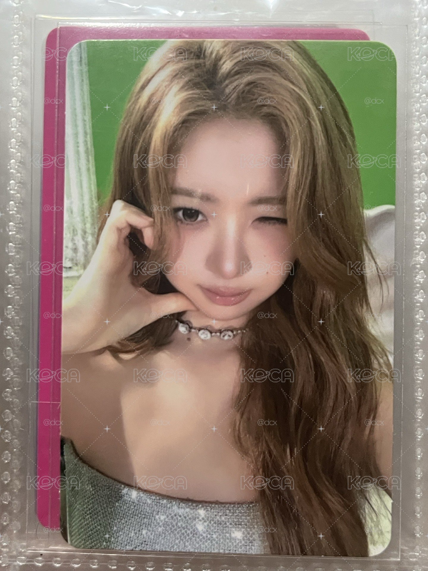 IVE 直井怜 Rei 2026 fancon 卡冊卡 禮服金髮wink比心怜