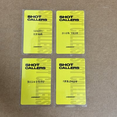 Lngshot kms 2.0 雜誌專版 中文卡背 特典卡 