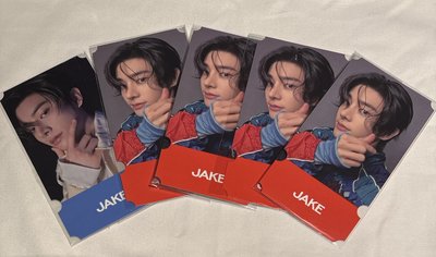 ENHYPEN CAFE 宵 JAKE 透卡明信片組  杯墊 入場卡 滿額卡