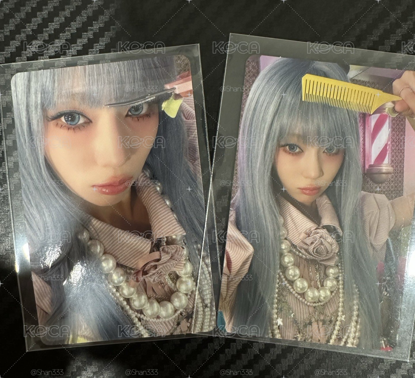 藍髮冬 2張set