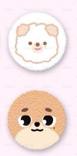 🐶絨毛徽章（一組）