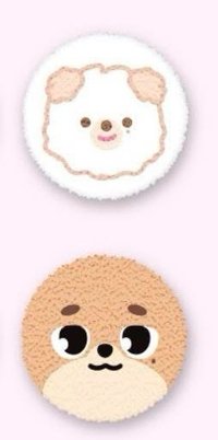 🐶絨毛徽章（一組）