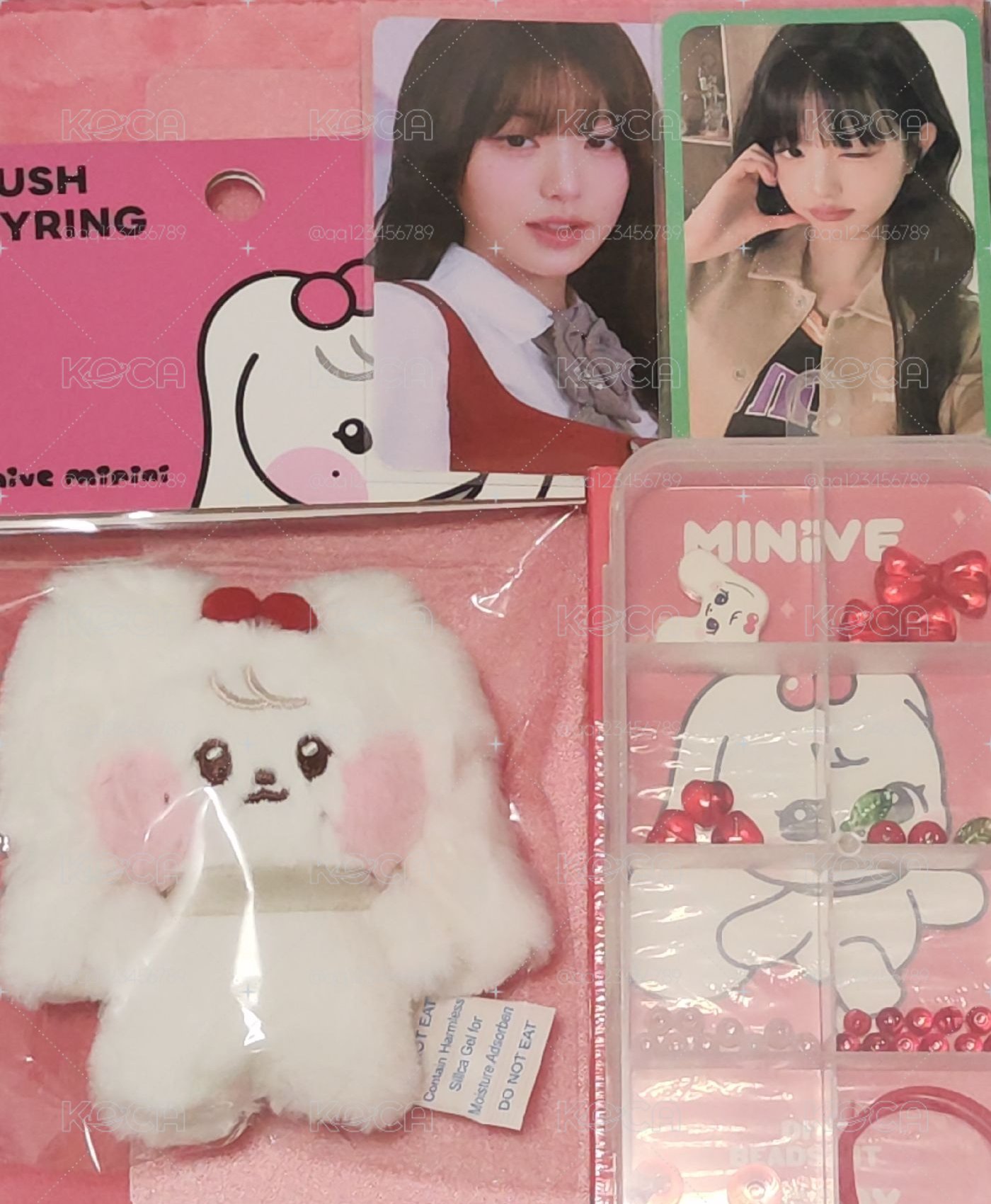 整圖降價出IVE linefriends minive員吊飾娃+小卡