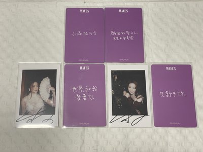 i-dle 舒華雜誌小卡 眼鏡刷（4張小卡中文卡背圖二） 立可拍共6張