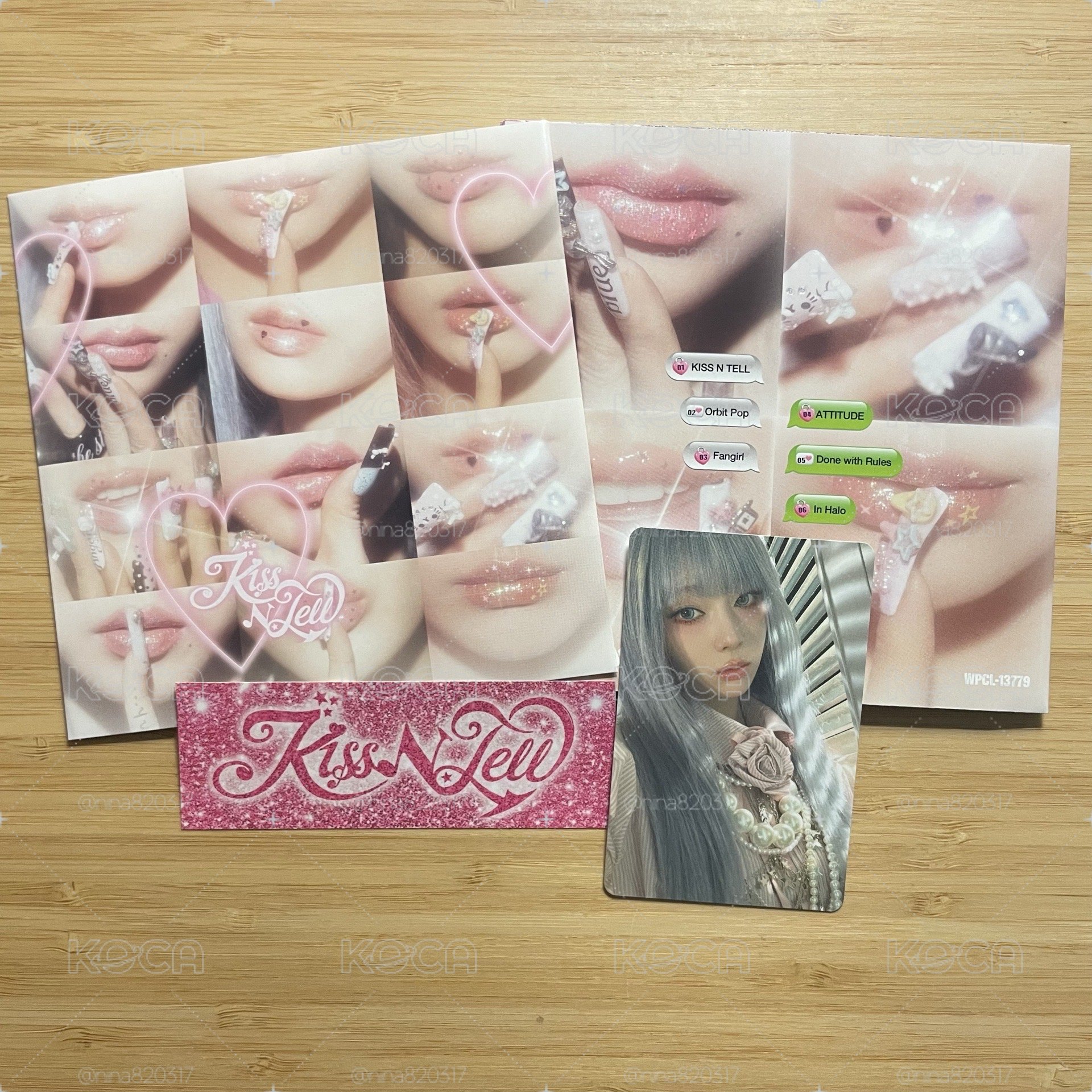 KISS N TELL poster 團封+冬專卡