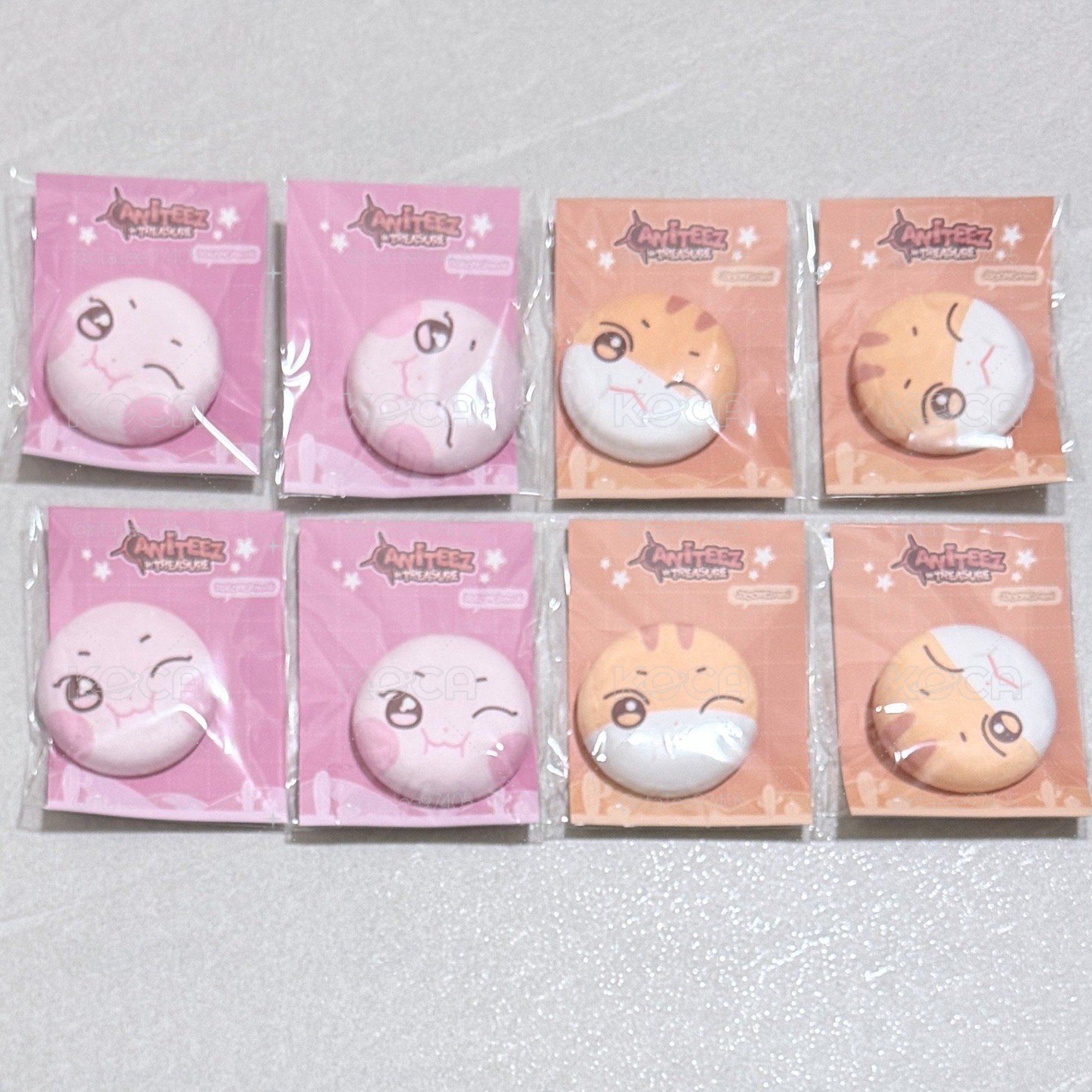 ANITEEZ IN TREASURE JAPAN EXCLUSIVE 徽章 星+中