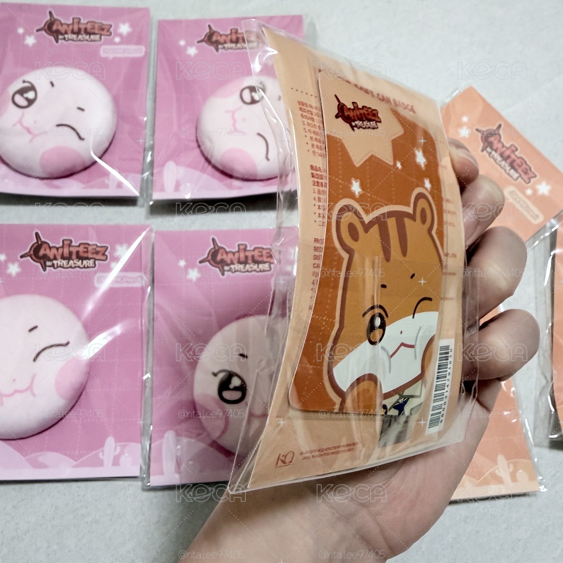ANITEEZ IN TREASURE JAPAN EXCLUSIVE 徽章 星+中