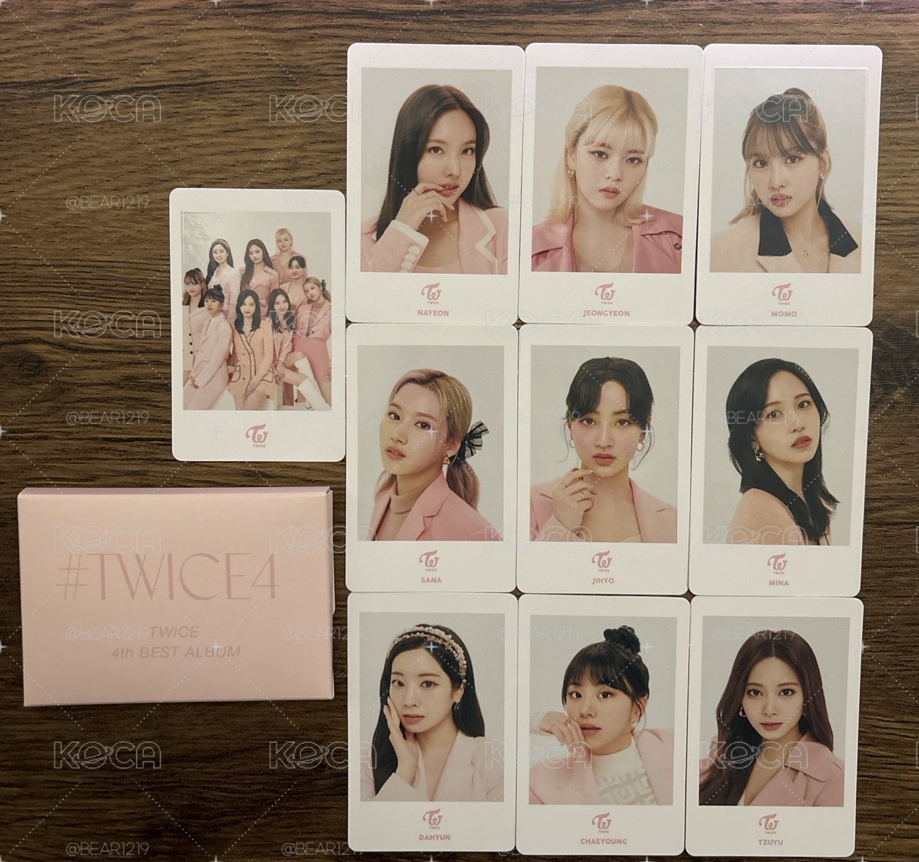 #TWICE4 周邊卡組