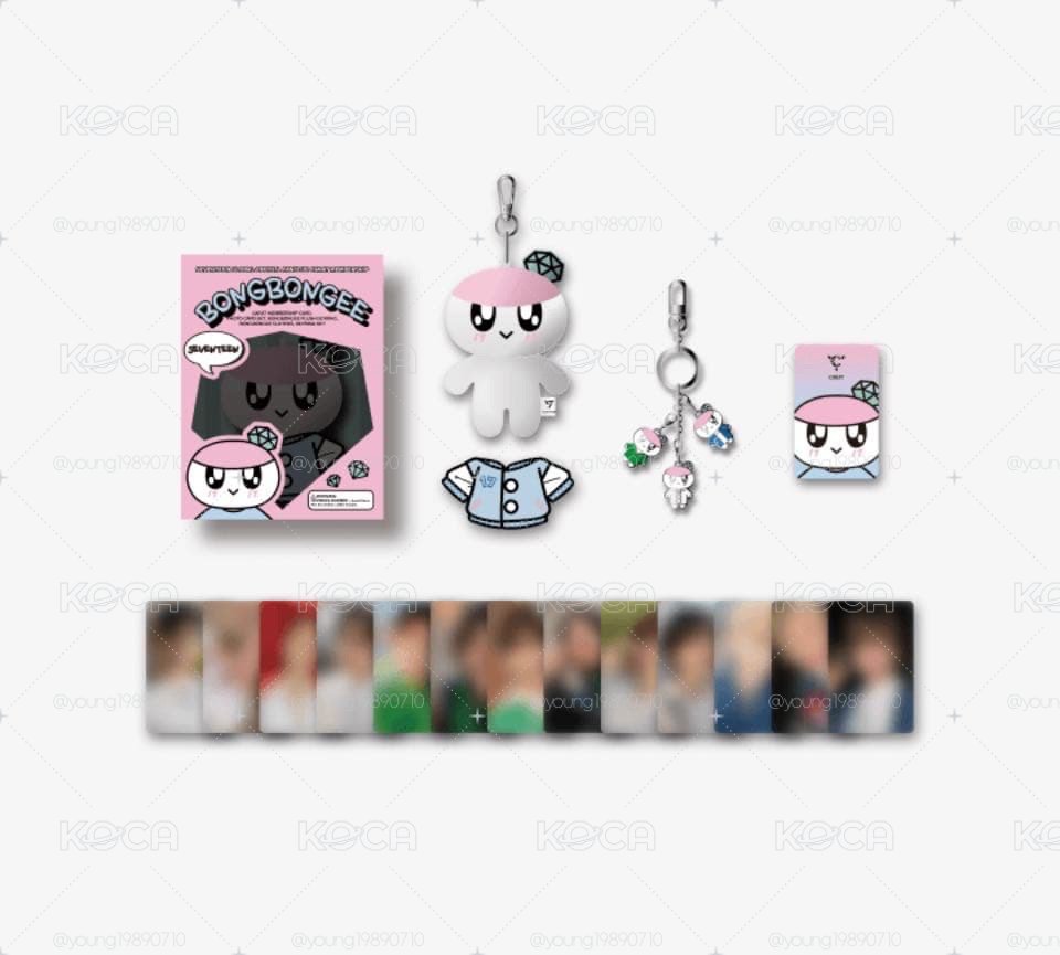 ⚡️SEVENTEEN 9期會員禮 蹦蹦 吊飾 小卡