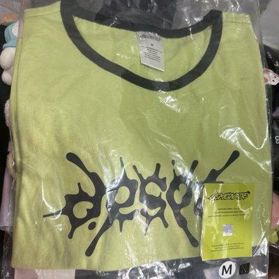 迷六 日本/紐約 快閃 螢光綠短T M號