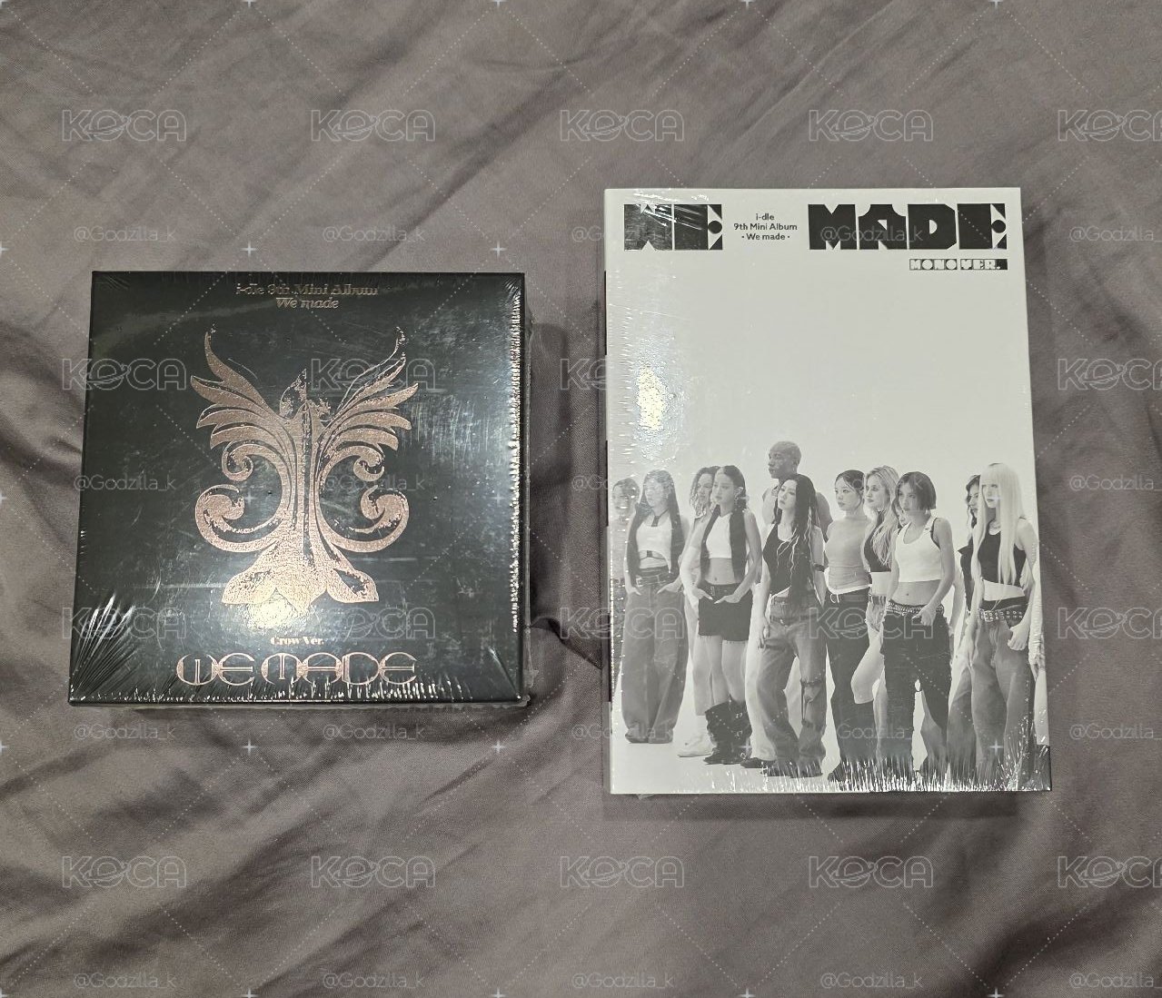 i-dle 迷9專輯a+b ver. 兩張一套