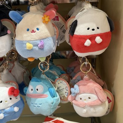 三麗鷗pukumaru零錢包吊飾