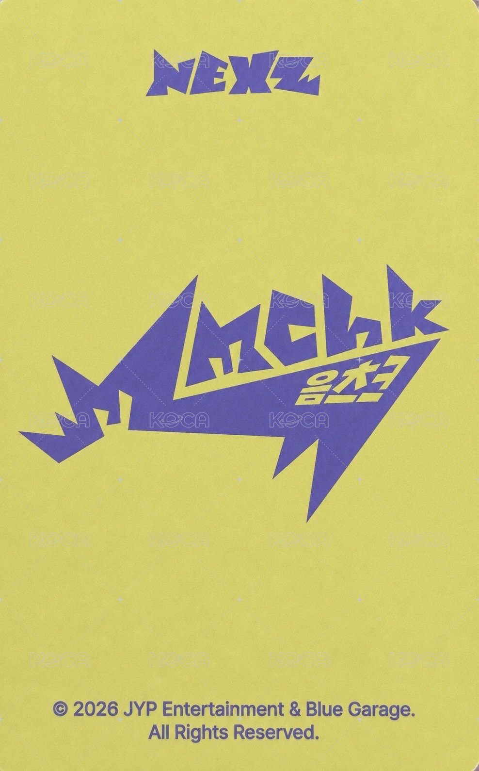 Mmchk fans 2.0 簽售卡  背面