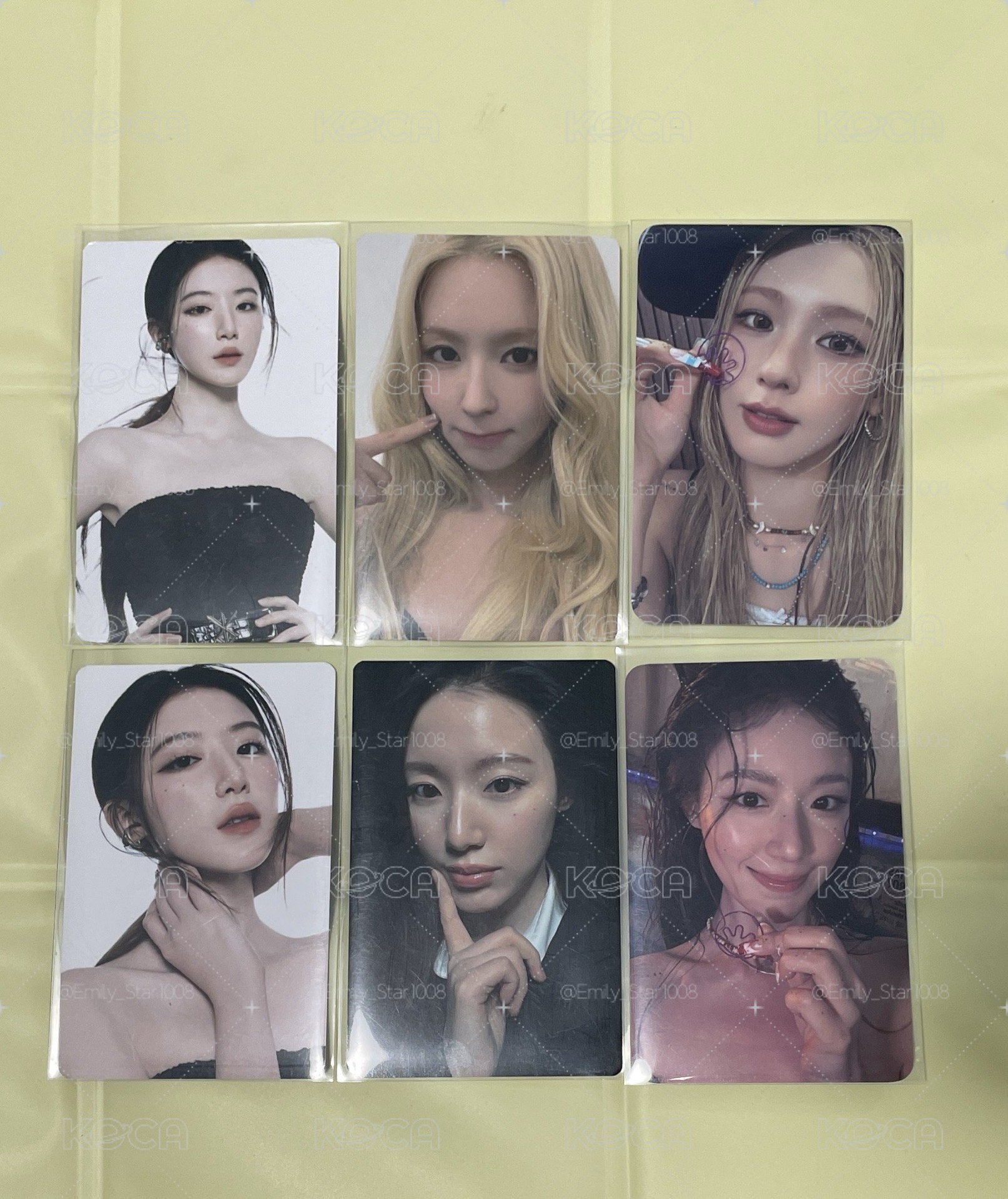 i-dle 薇娟舒華 麵刷小卡6張